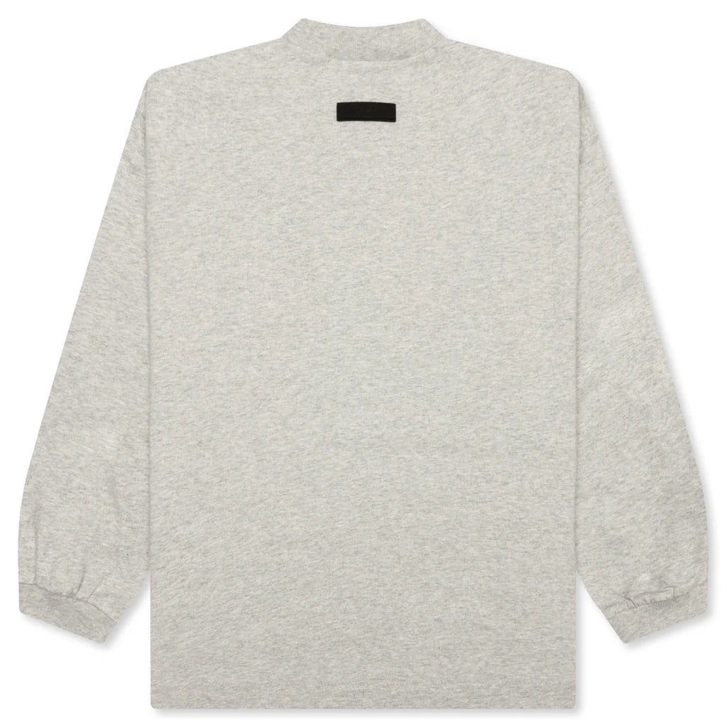 Kids L S Shirt Light Heather Grey