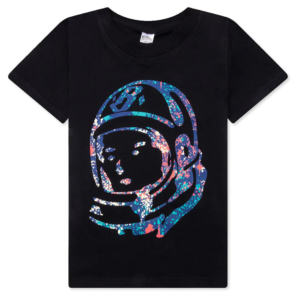Kids BB Helmet S S Tee Black