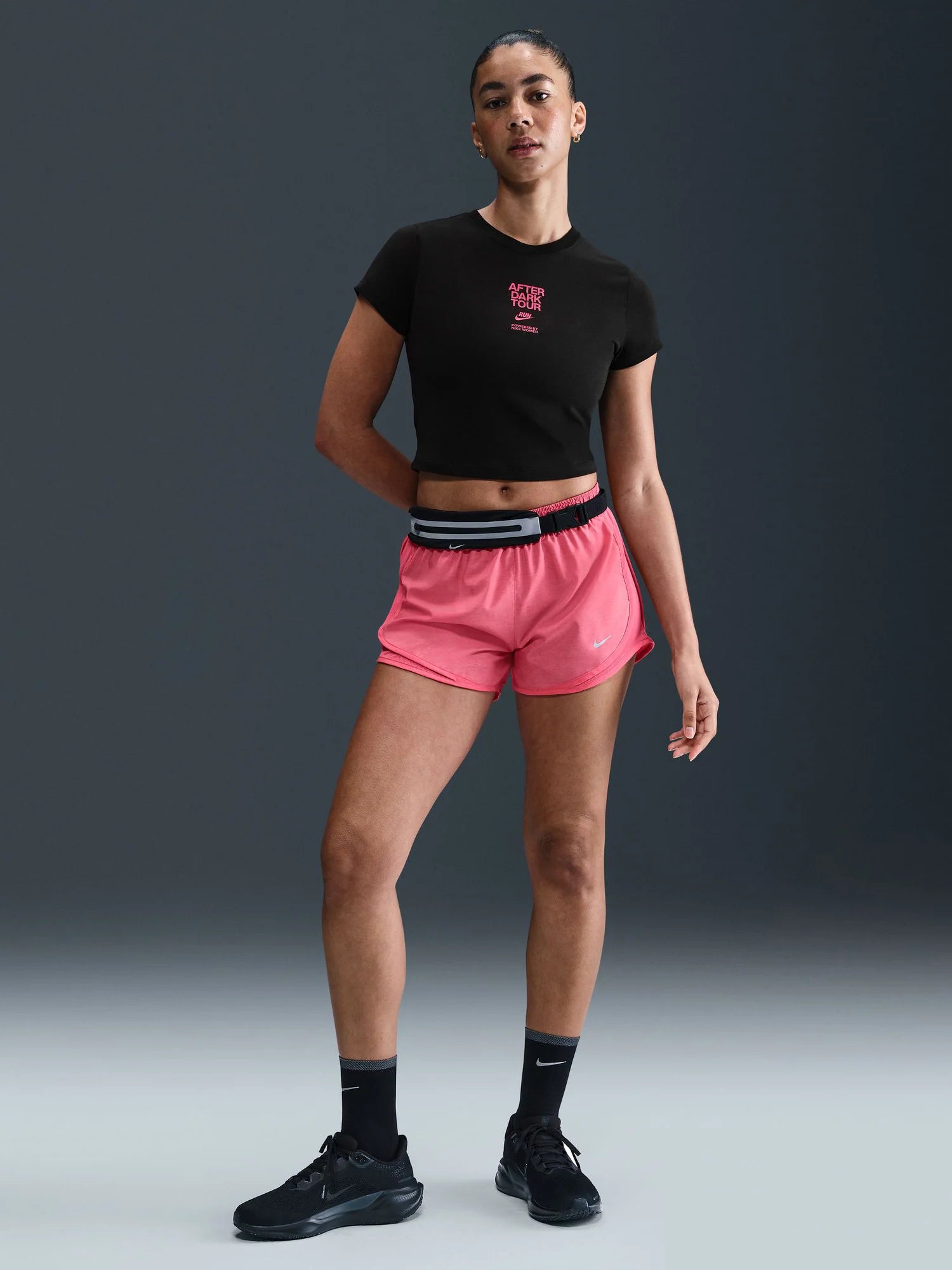 Nike Womens Slim Short Sleeve Cropped T Shirt