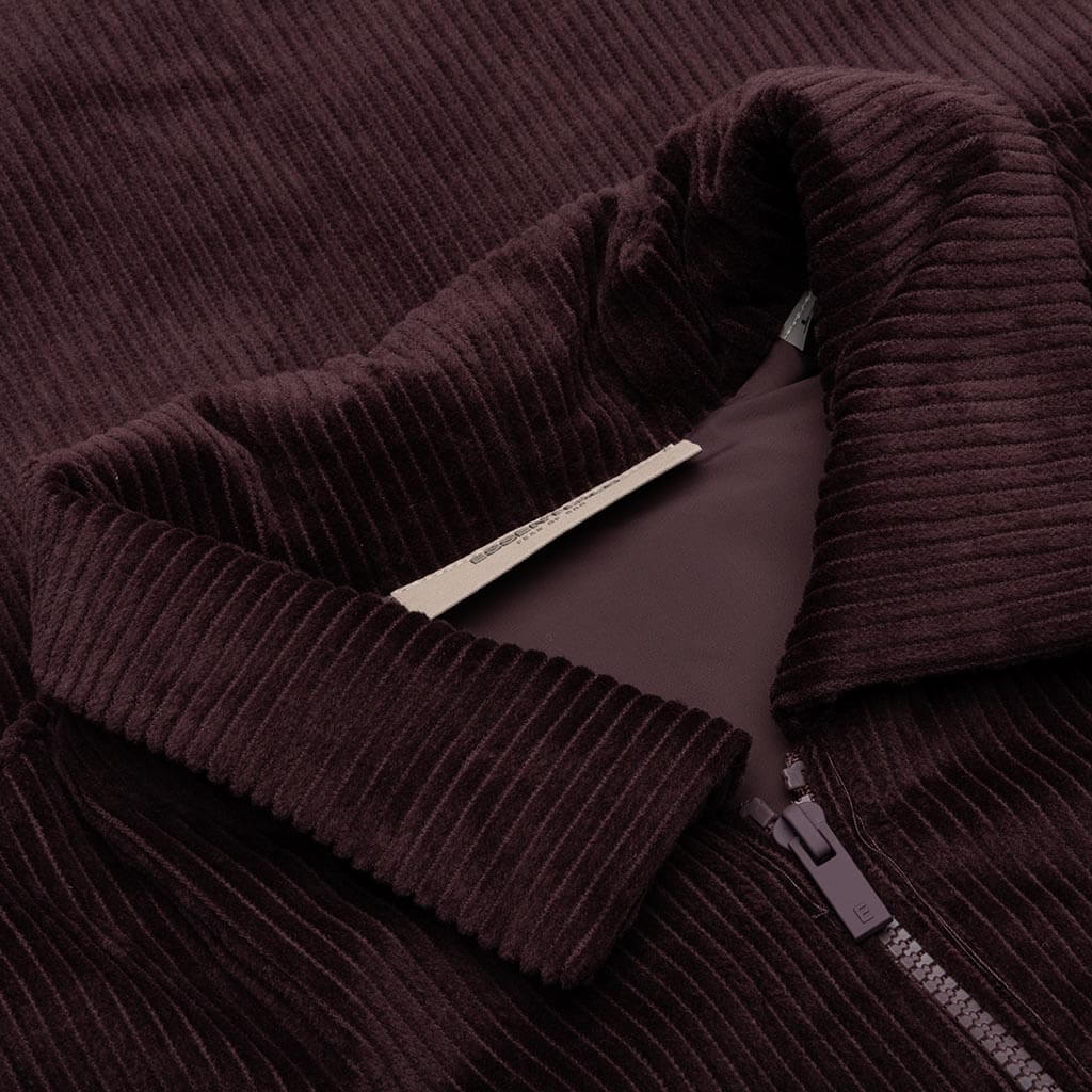 Corduroy Shirt Jacket Plum