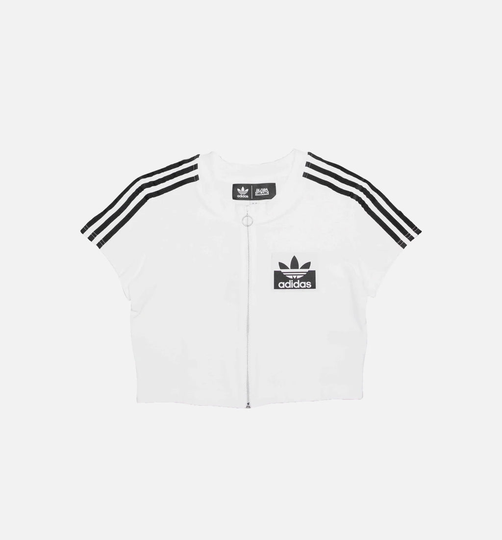 Olivia Oblanc X adidas X Kendall Jenner Womens Crop Top White Black