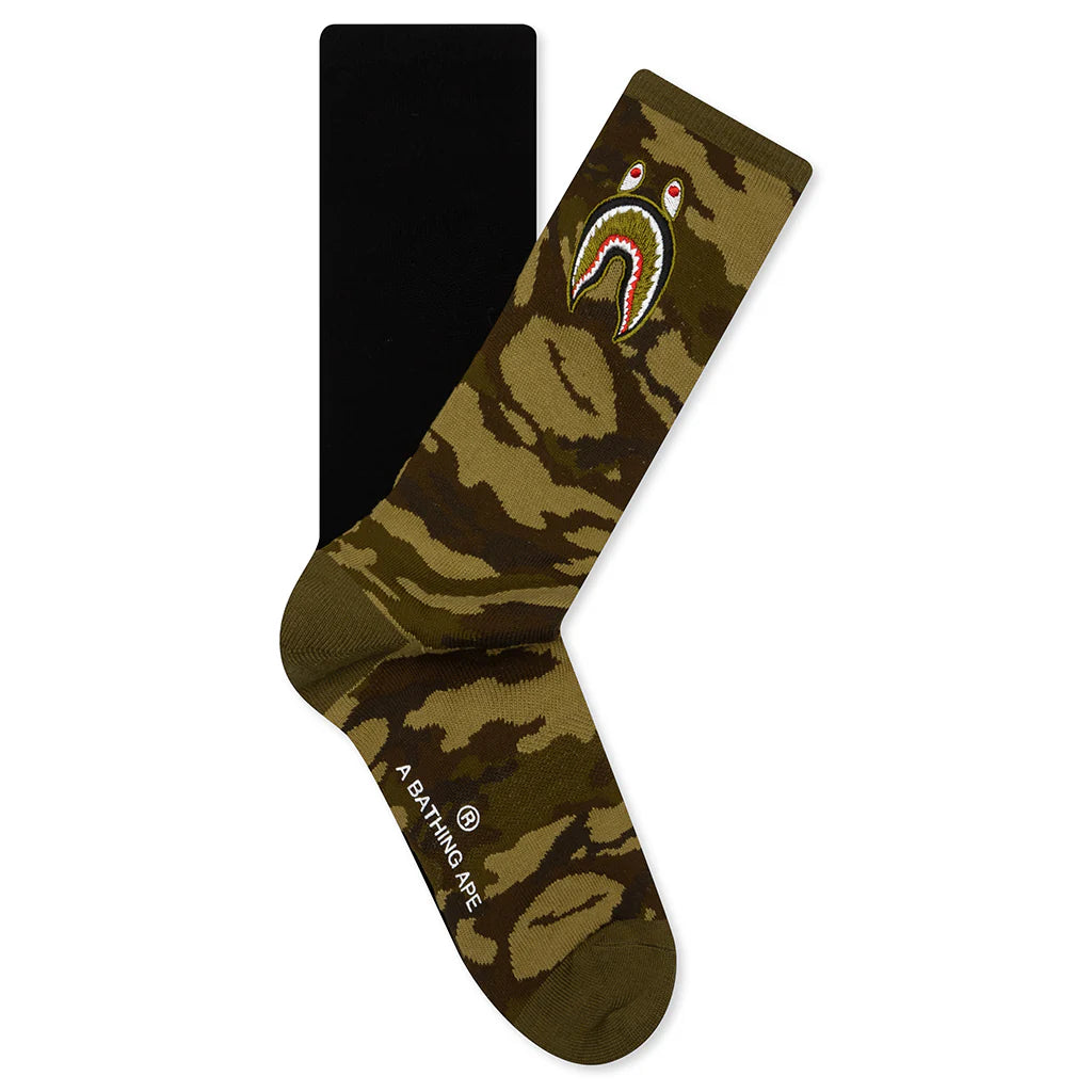 1st Shark Socks Black
