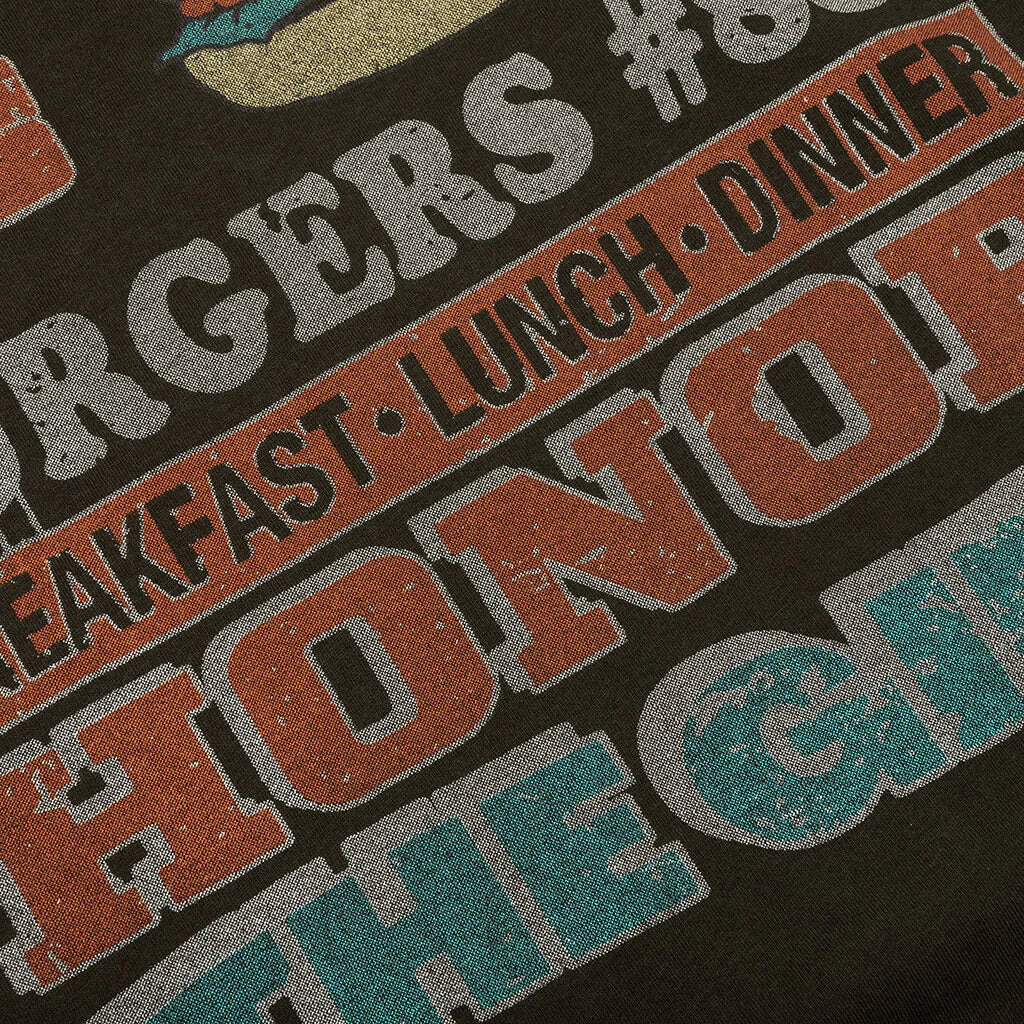 B Summer HTG Burger S S Tee Black