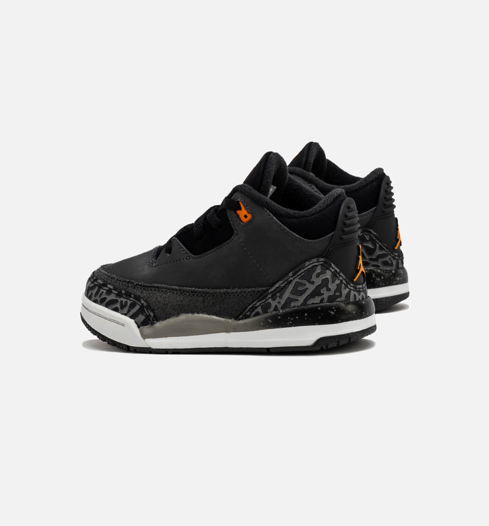 Air Jordan 3 Retro Fear Infant Toddler Lifestyle Shoe Night Stadium Total Orange