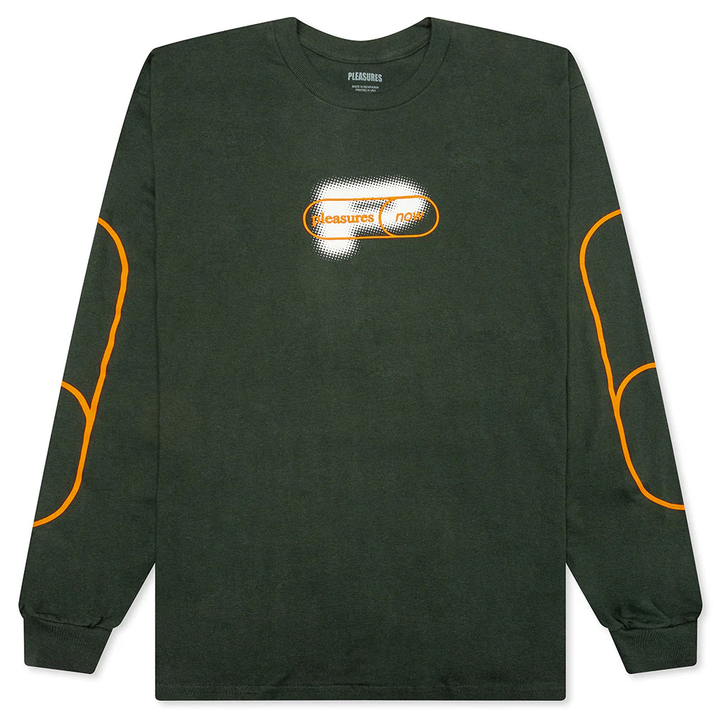 Pixel P Long Sleeve Forest Green