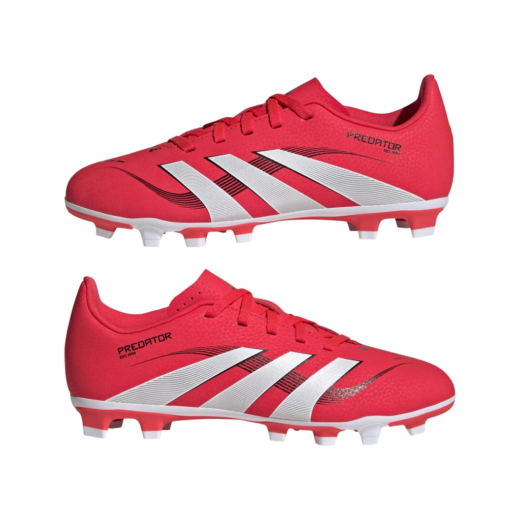 adidas Predator Club Firm Multi Ground Boots Junior Red White