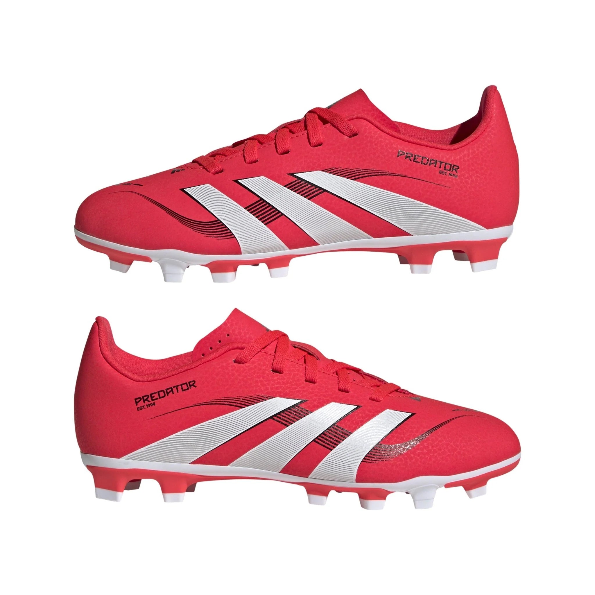 adidas Predator Club Firm Multi Ground Boots Junior Red White