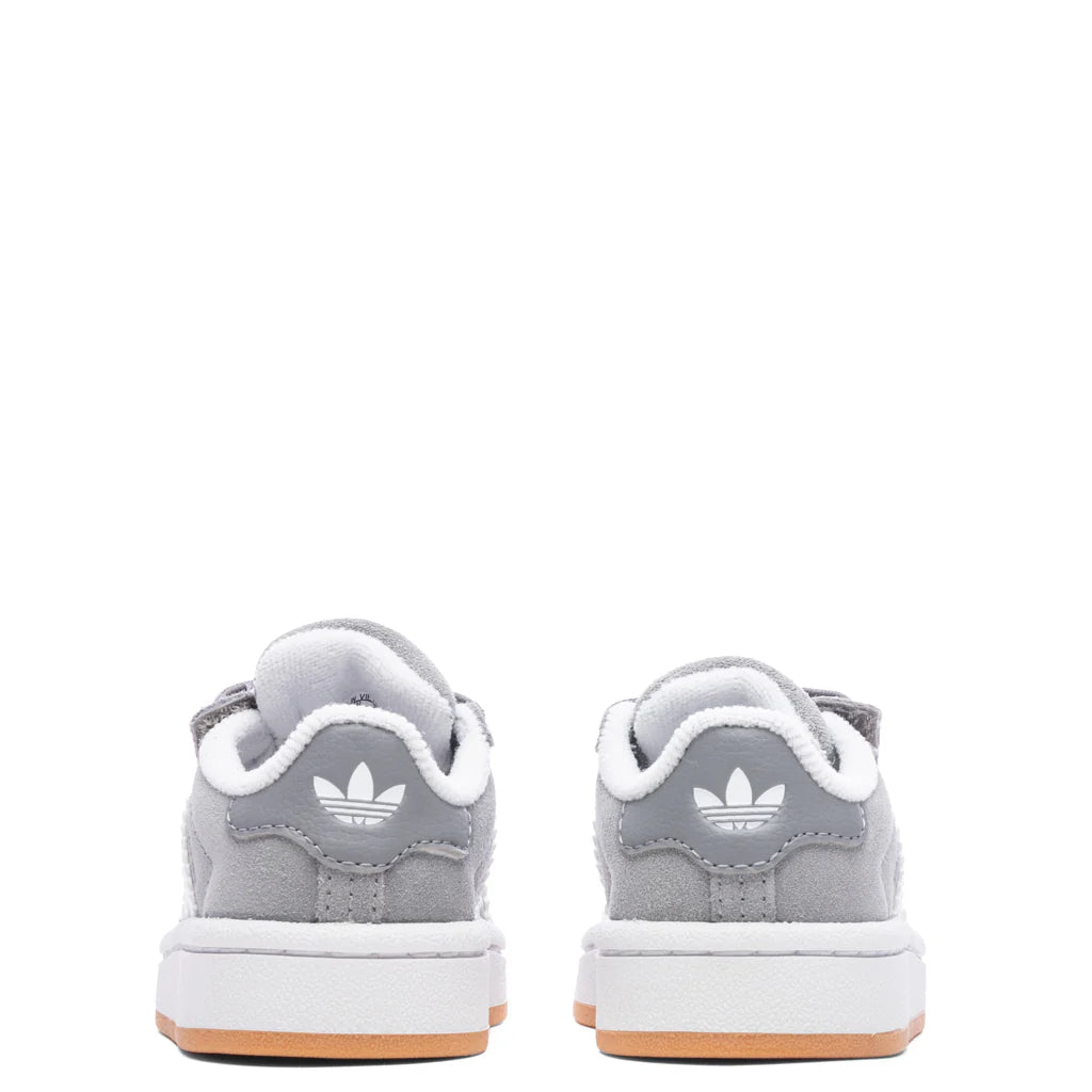 Toddlers Campus 00s Comfort Elastic Lace Grey Three Cloud White Gum