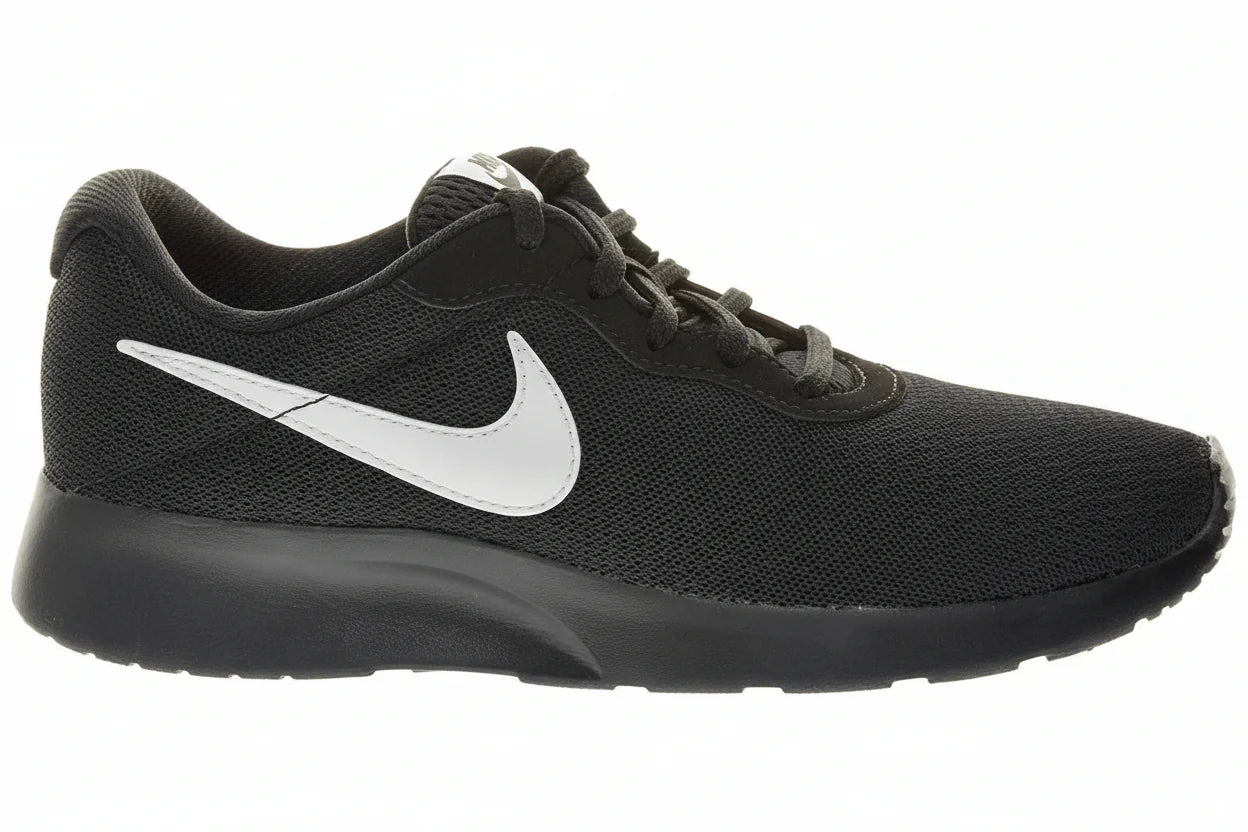 Nike Tanjun Womens Running Shoe Black Silver
