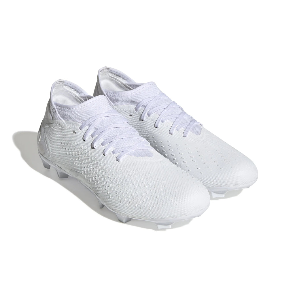 adidas Predator Accuracy3 FG Firm Ground Soccer Cleats White Black