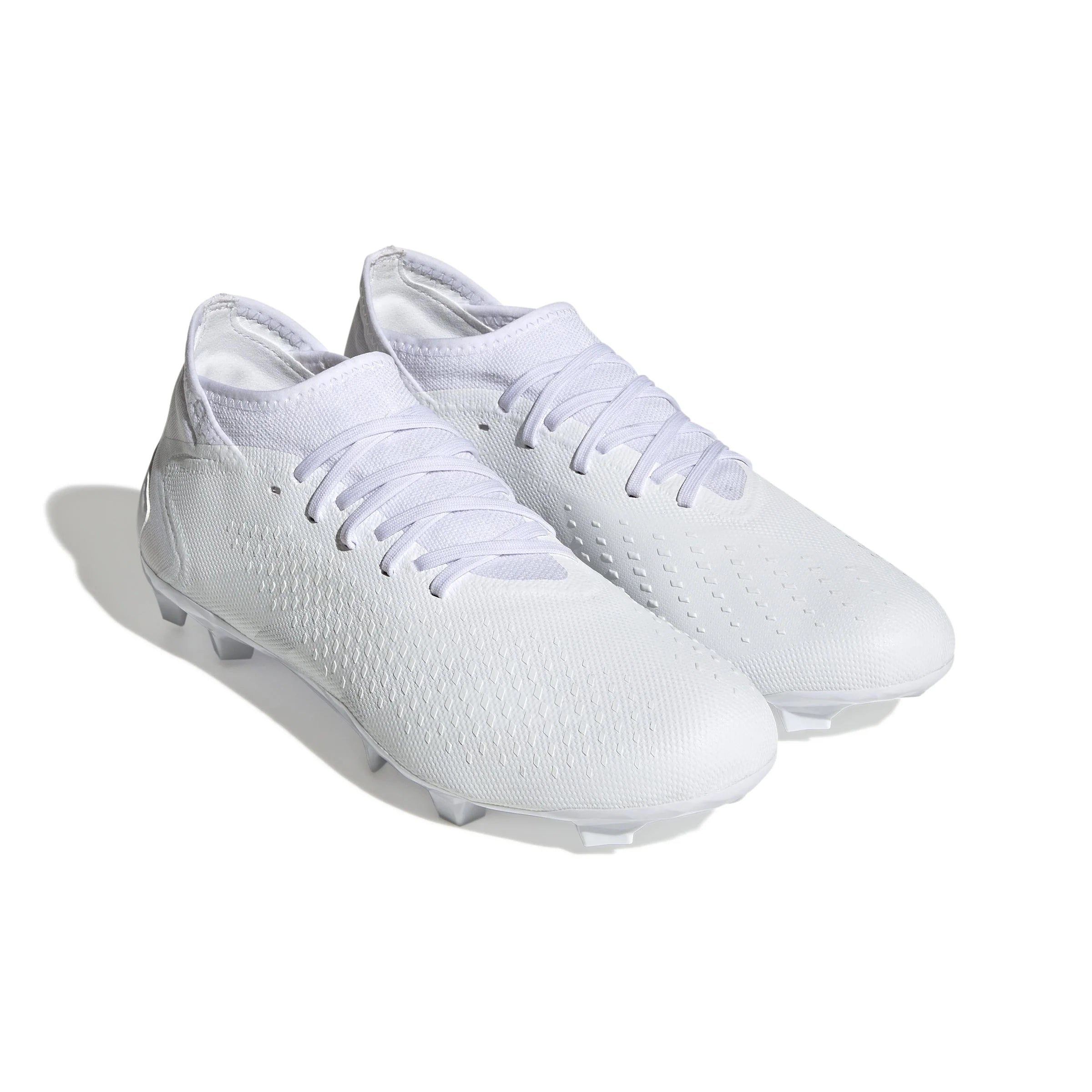 adidas Predator Accuracy3 FG Firm Ground Soccer Cleats White Black