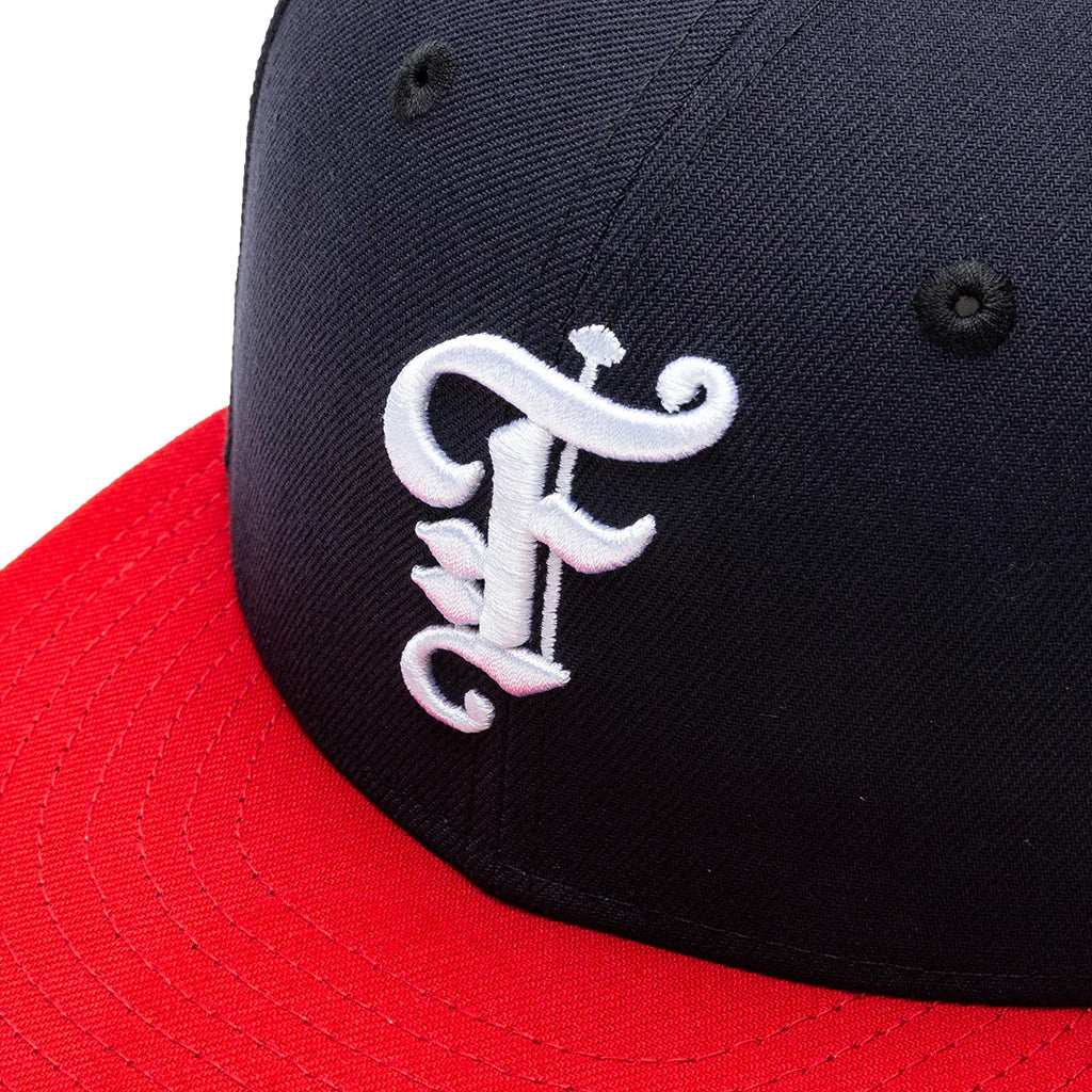 Feature x New Era OE Fitted Cap Navy Red