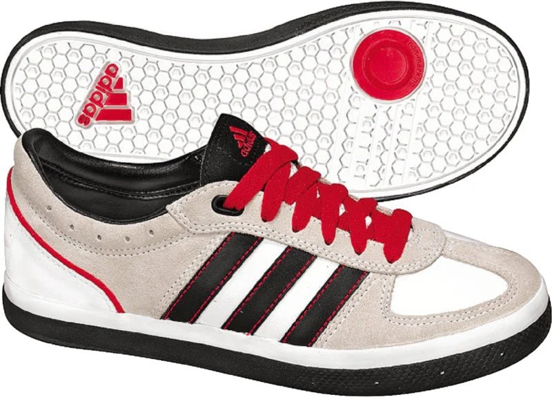 adidas Kids Samba Vulc II Indoor Shoes White Balck Red