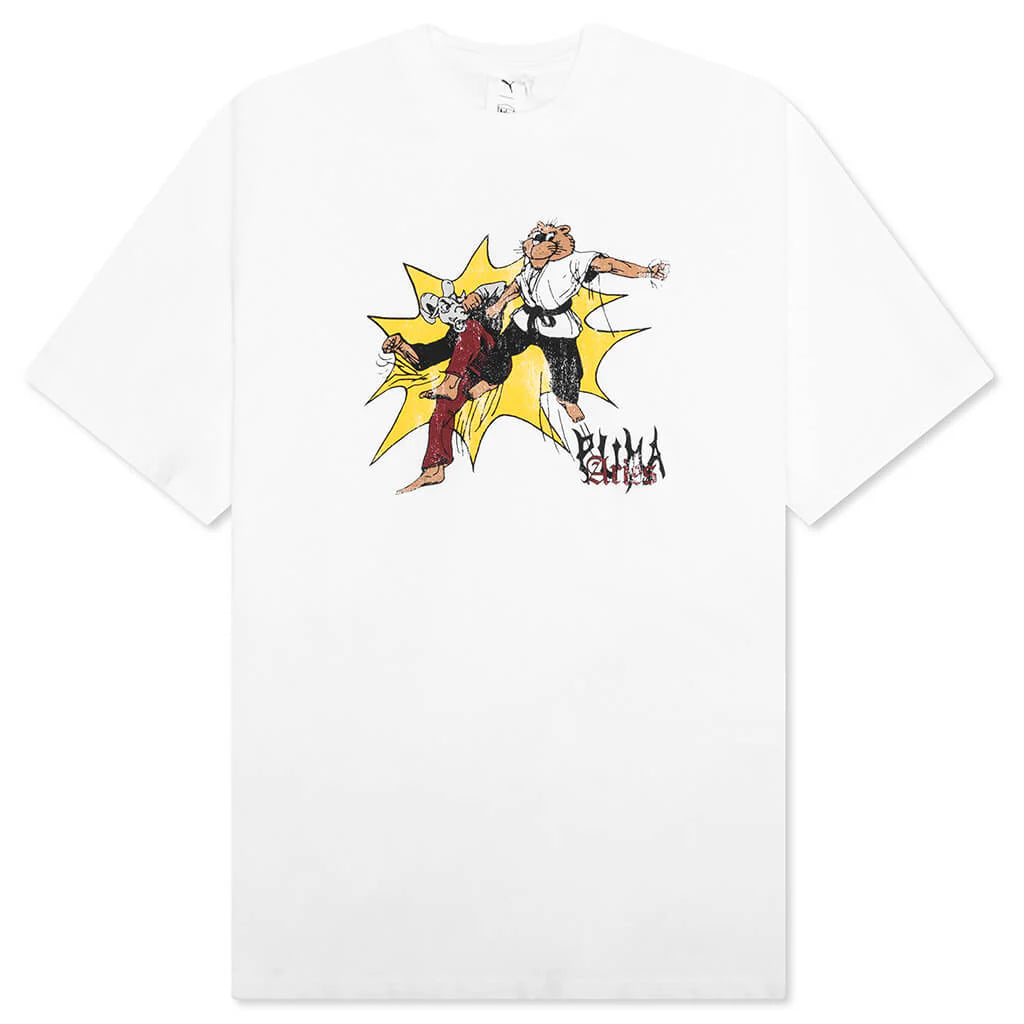 Puma x Aries Graphic Tee White
