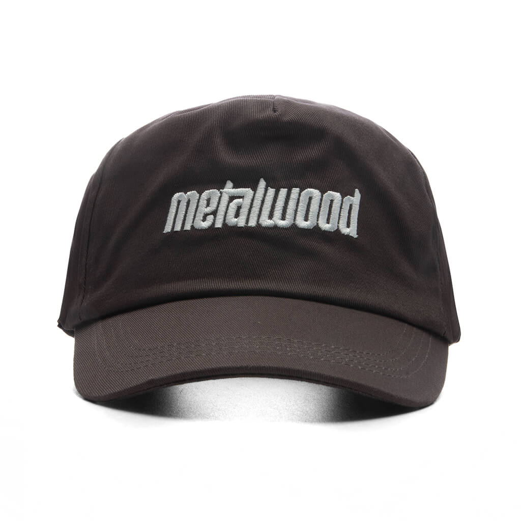 Metal Logo 5 Panel Hat Brown