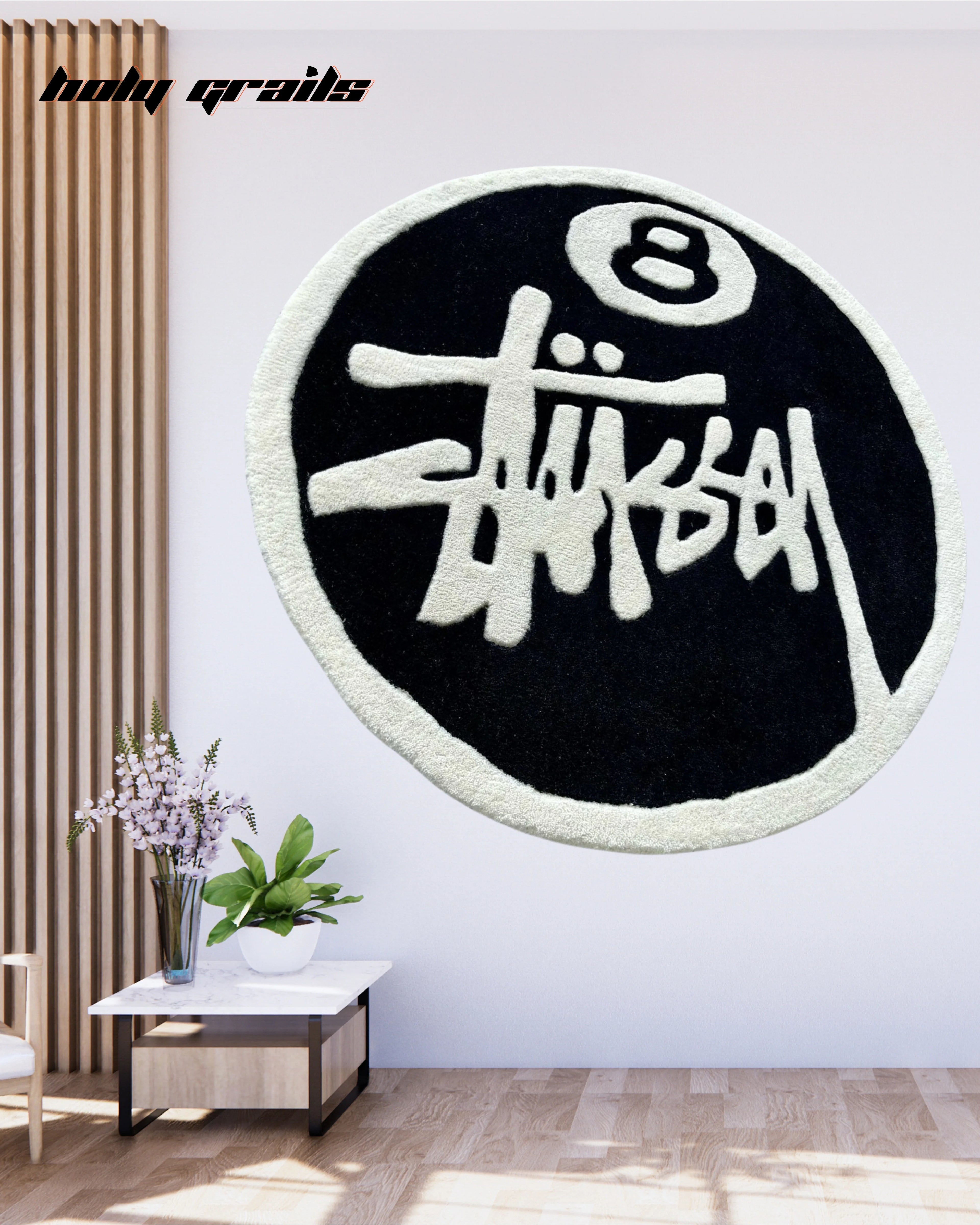 Stussy 8 Ball Hand Tufted Rug