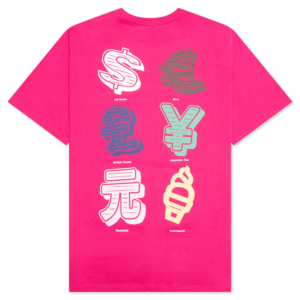 Cash Rules S S Tee Beetroot Purple