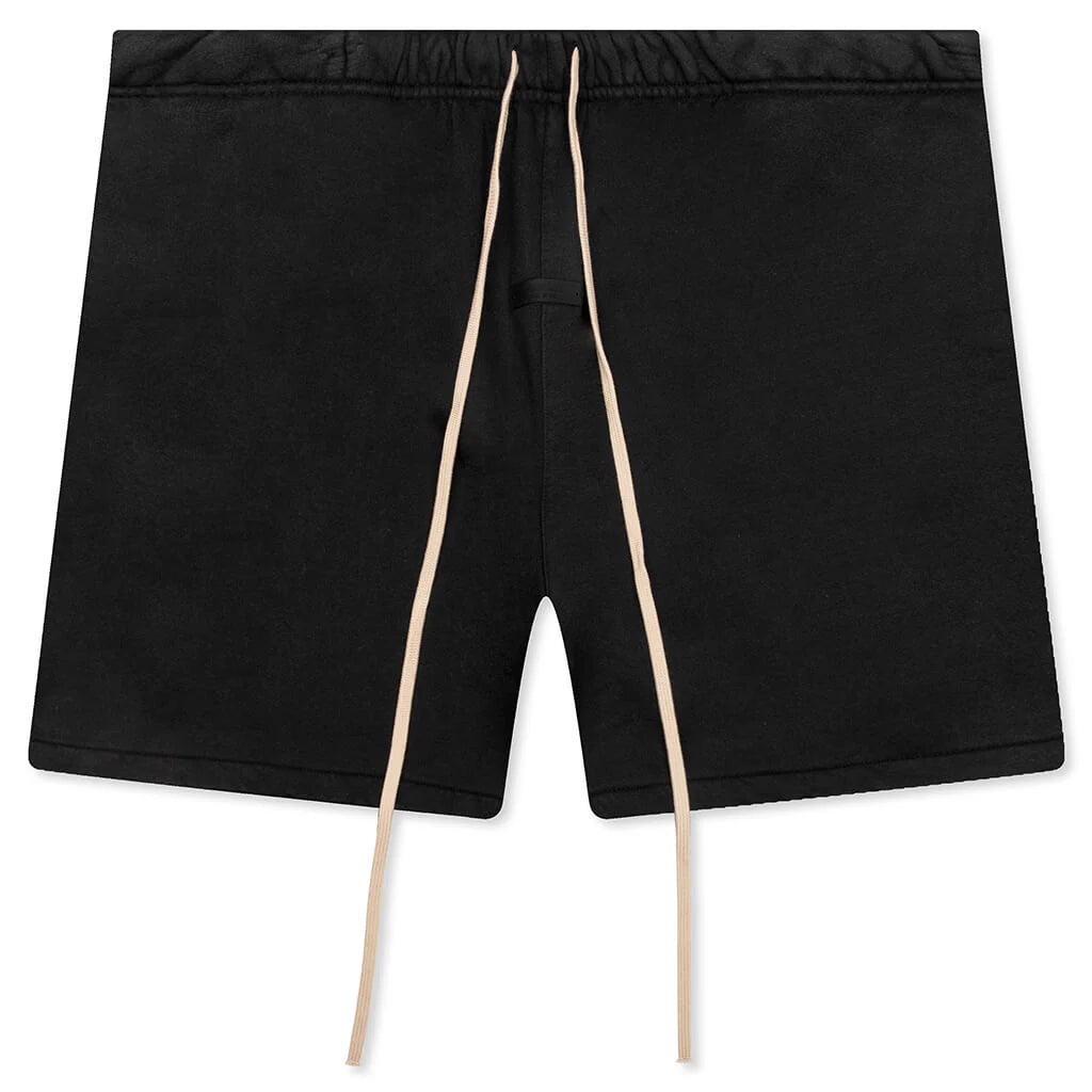 Heavy Fleece Soccer Short Black
