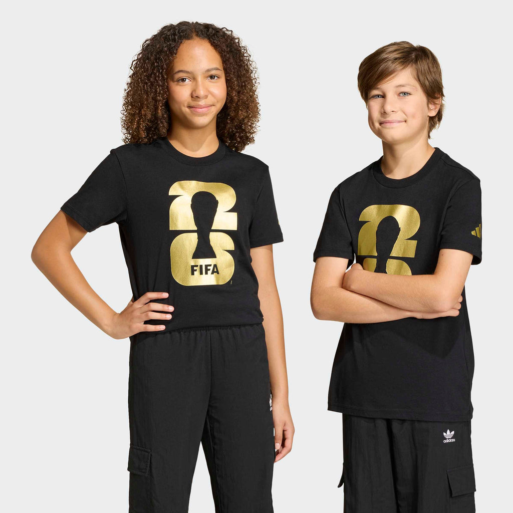 adidas FIFA World Cup 2026 Official Emblem Mens Soccer T Shirt