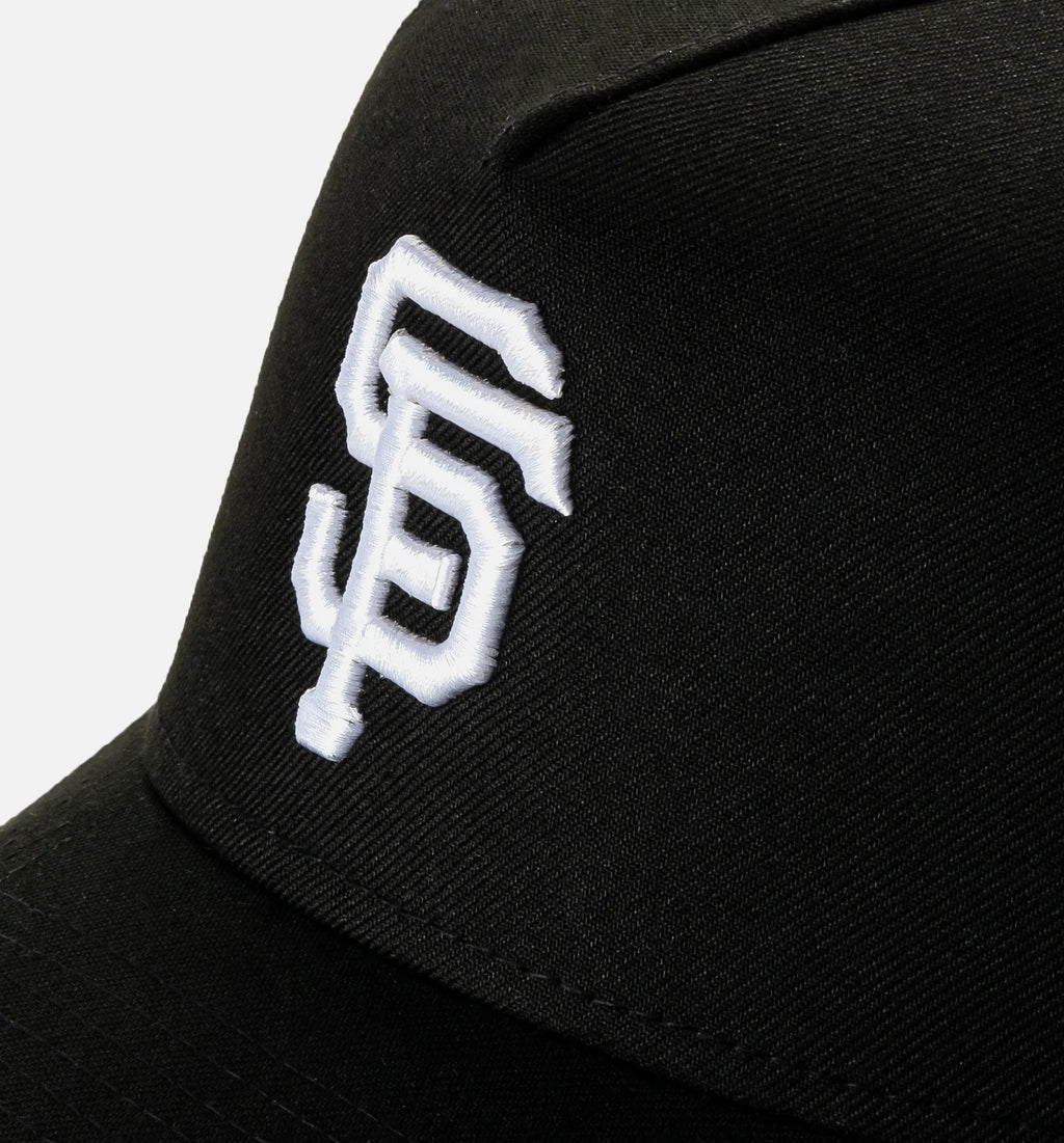San Francisco Giants 950AF Snapback Mens Hat Black White
