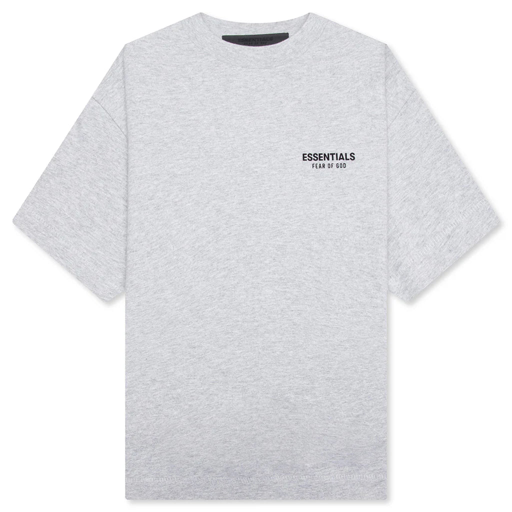 Kids Jersey Crewneck Tee Light Heather Gray