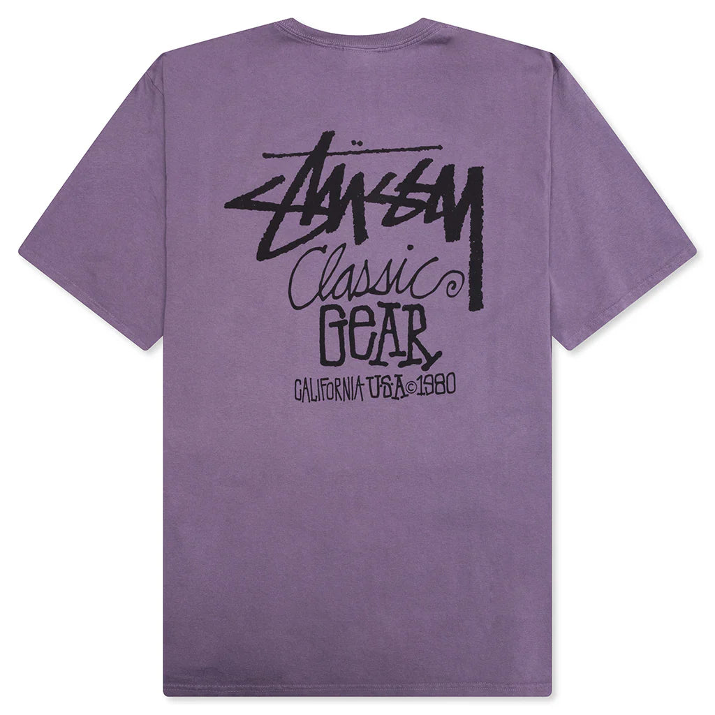 Classic Gear Pigmented Dyed Tee Grape