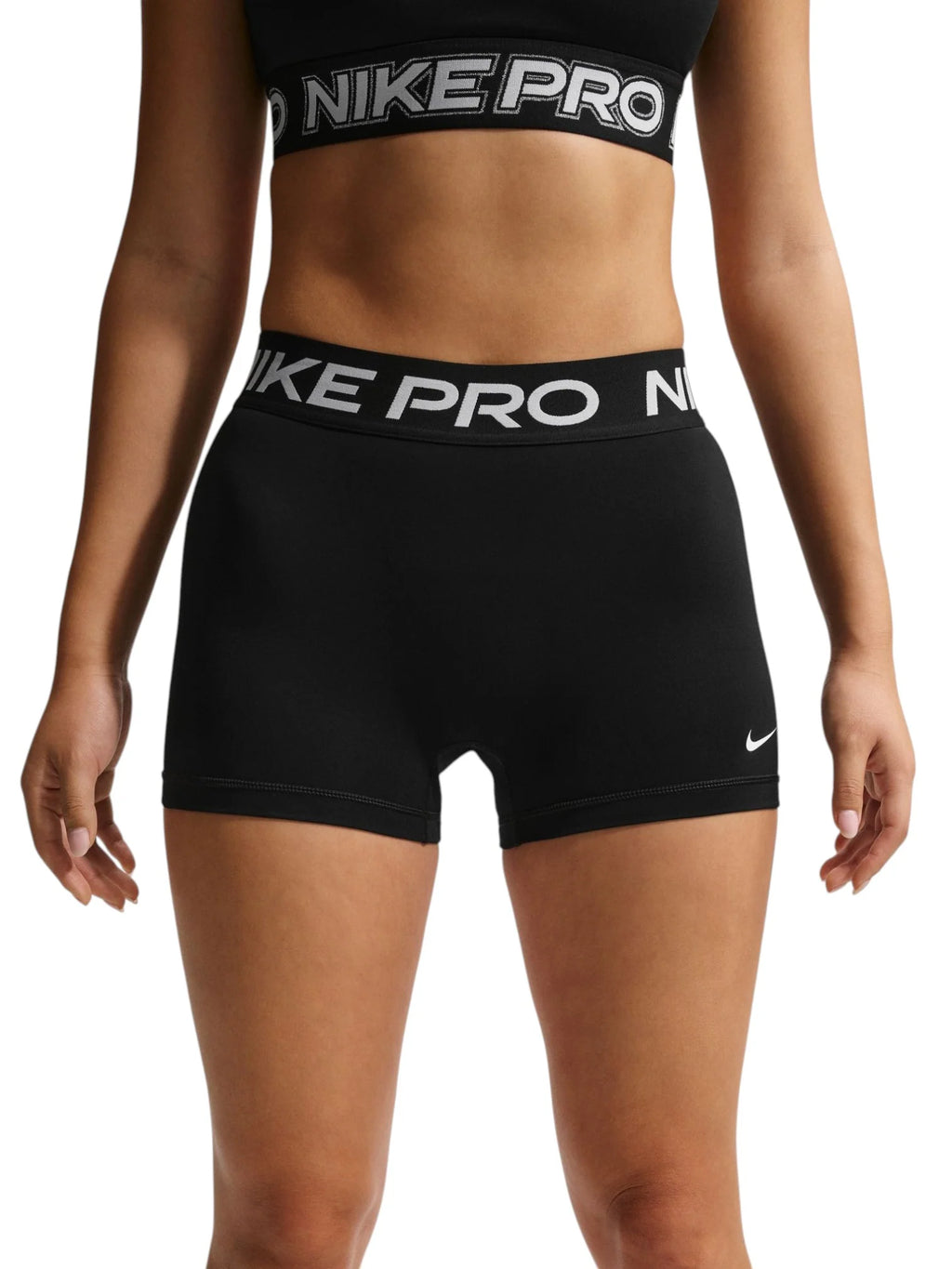 Nike Womens Nike Pro Mid Rise 3 Biker Shorts