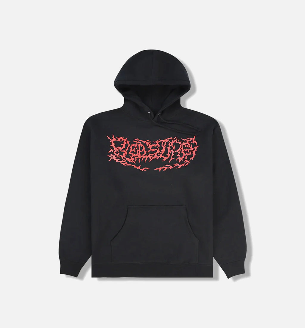 Off Road Pullover Mens Hoodie Black Red