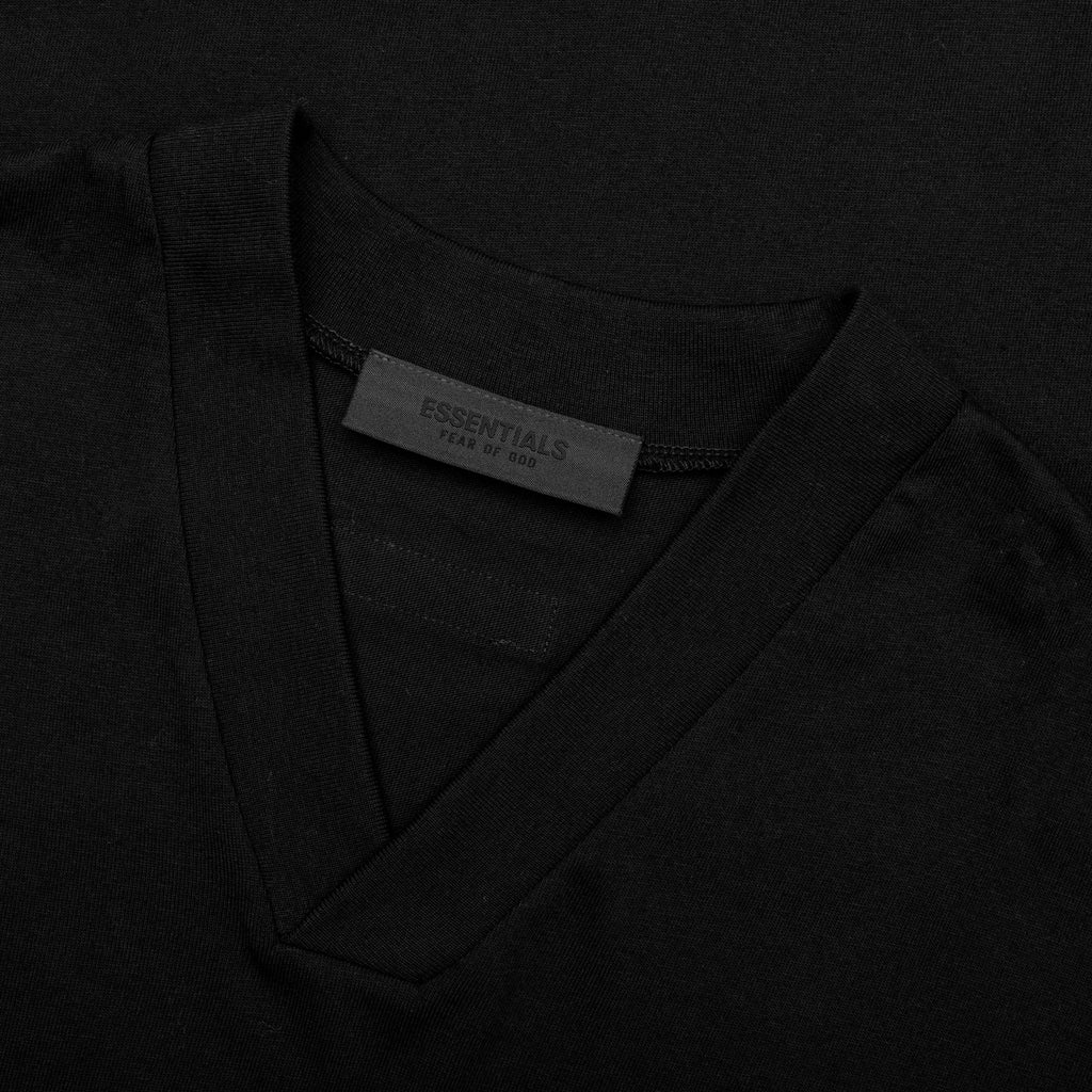 V Neck T Shirt Jet Black