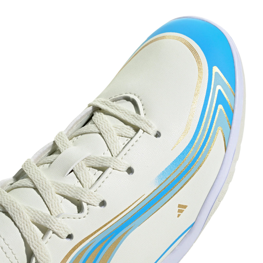 adidas F50 Messi Club IN Indoor Youth Soccer Shoes Blue