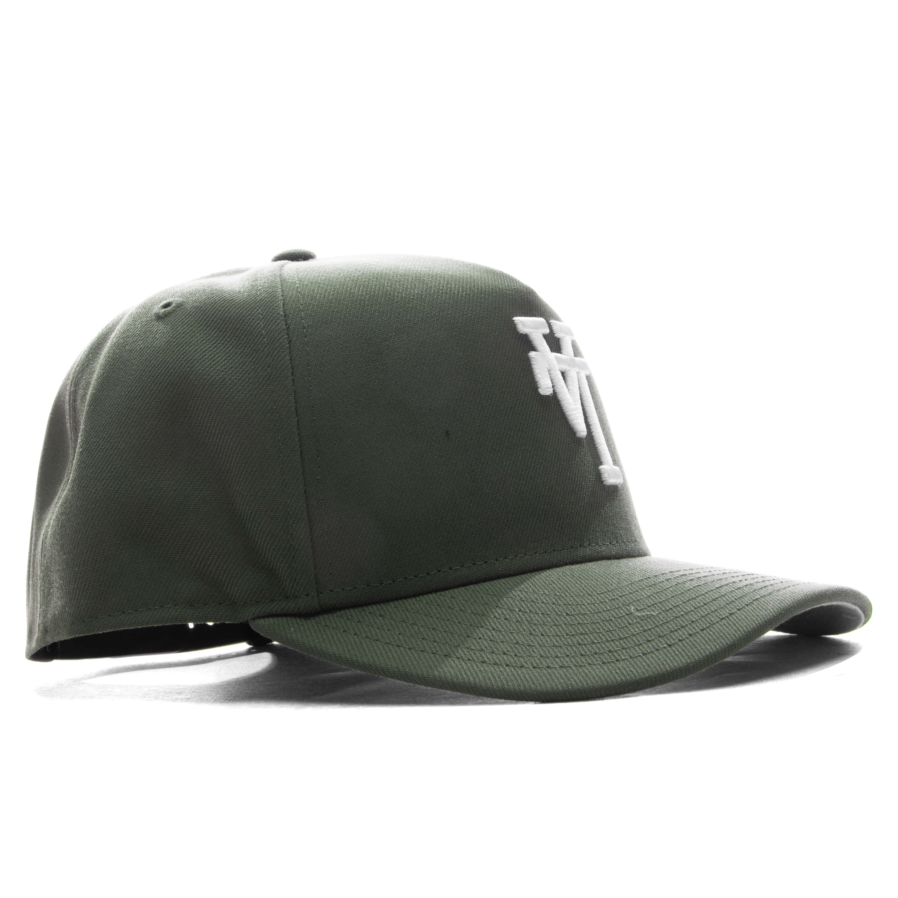 9FIFTY A Frame Snapback Upside Down Los Angeles Dodgers Olive