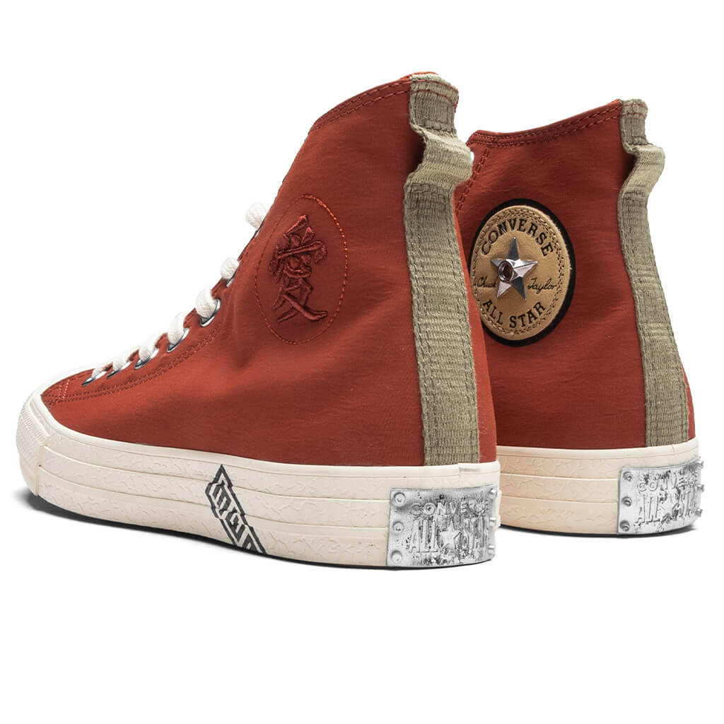 Converse x Naruto Chuck Taylor All Star Hi Natural Ivory Ritual Red Black