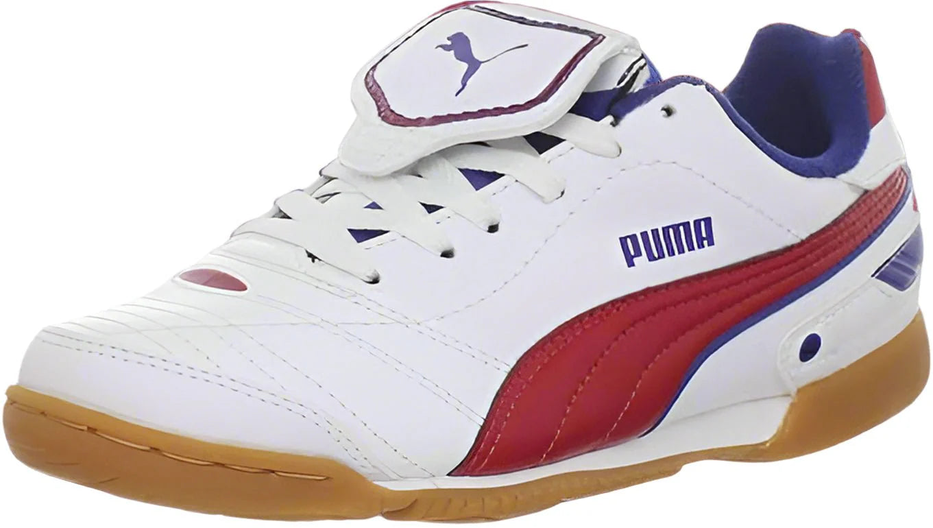 PUMA Esito Finale IT Indoor Soccer Shoes White Red Royal