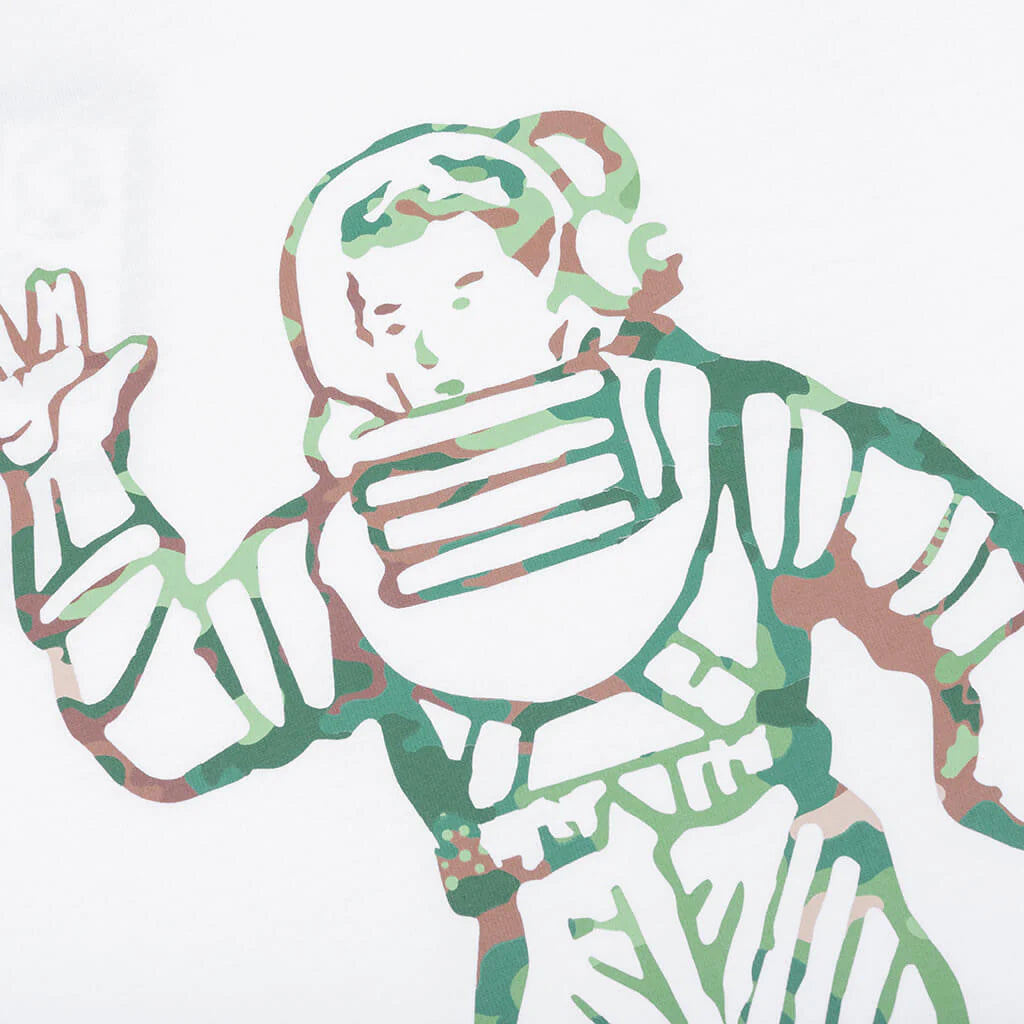 BB Astro Camo S S Tee White