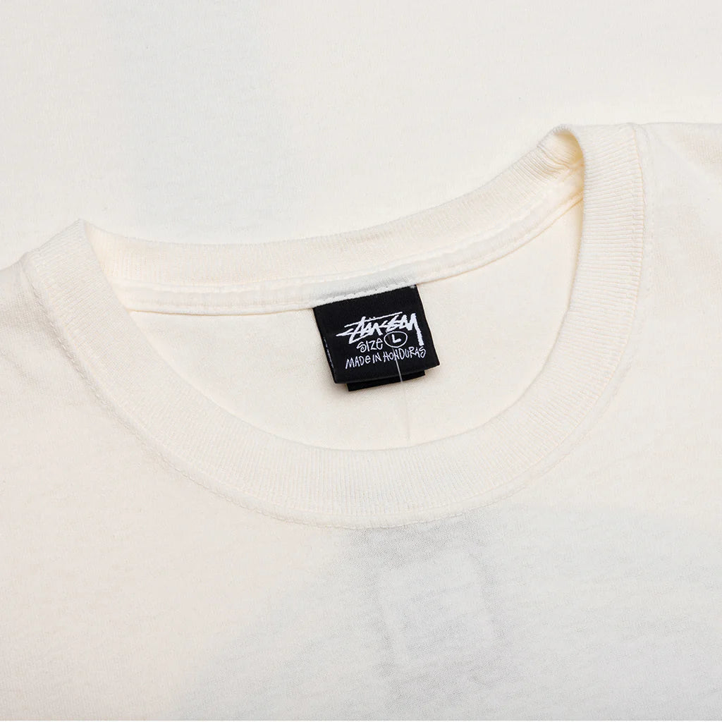 Cross Dot Pigment Dyed Tee Natural