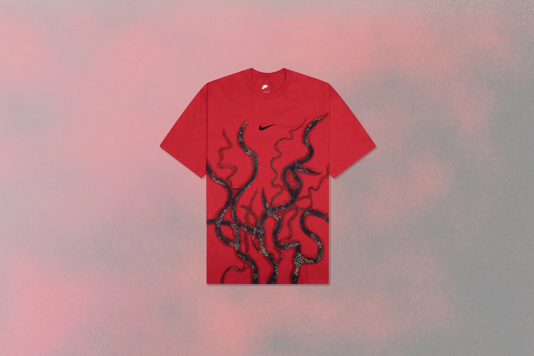 Nike x Stranger Things Max90 Tee University Red Black