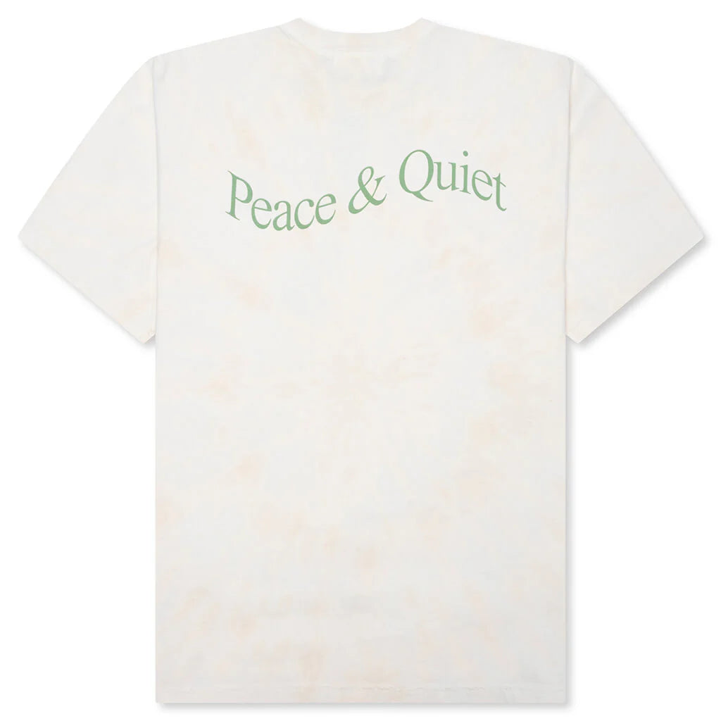 Wordmark Tie Dye T Shirt Bone