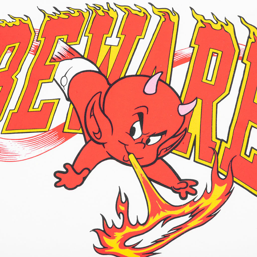 Market x Hot Stuff Beware S S T Shirt White