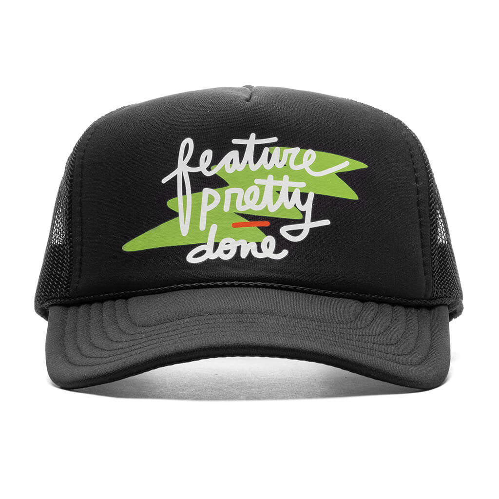 Feature x Pretty Done Lightning Trucker Black
