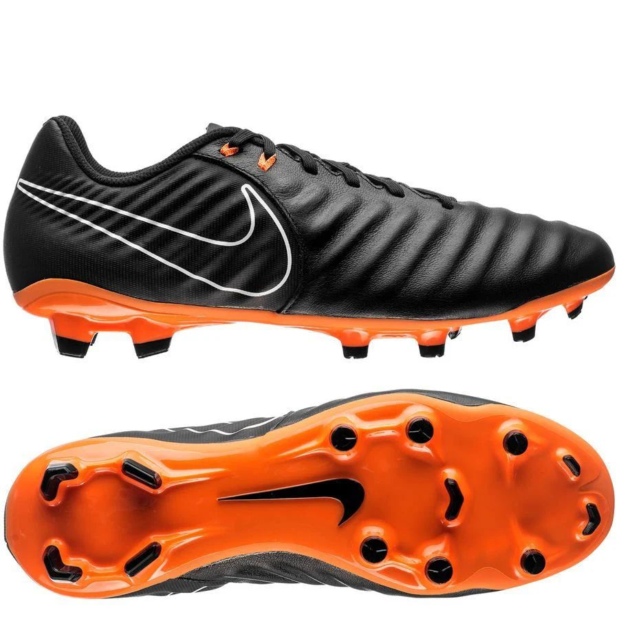 Nike Legend 7 Academy FG Firm Ground Soccer Cleats Black Orange White