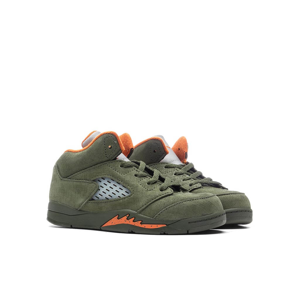 Air Jordan 5 Retro Olive TD Army Olive Solar Orange