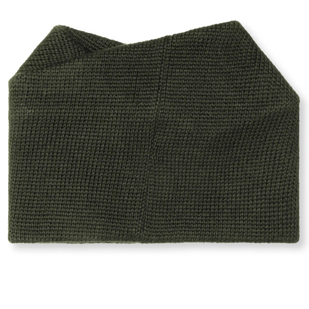 Merino Wool Neck Warmer Olive
