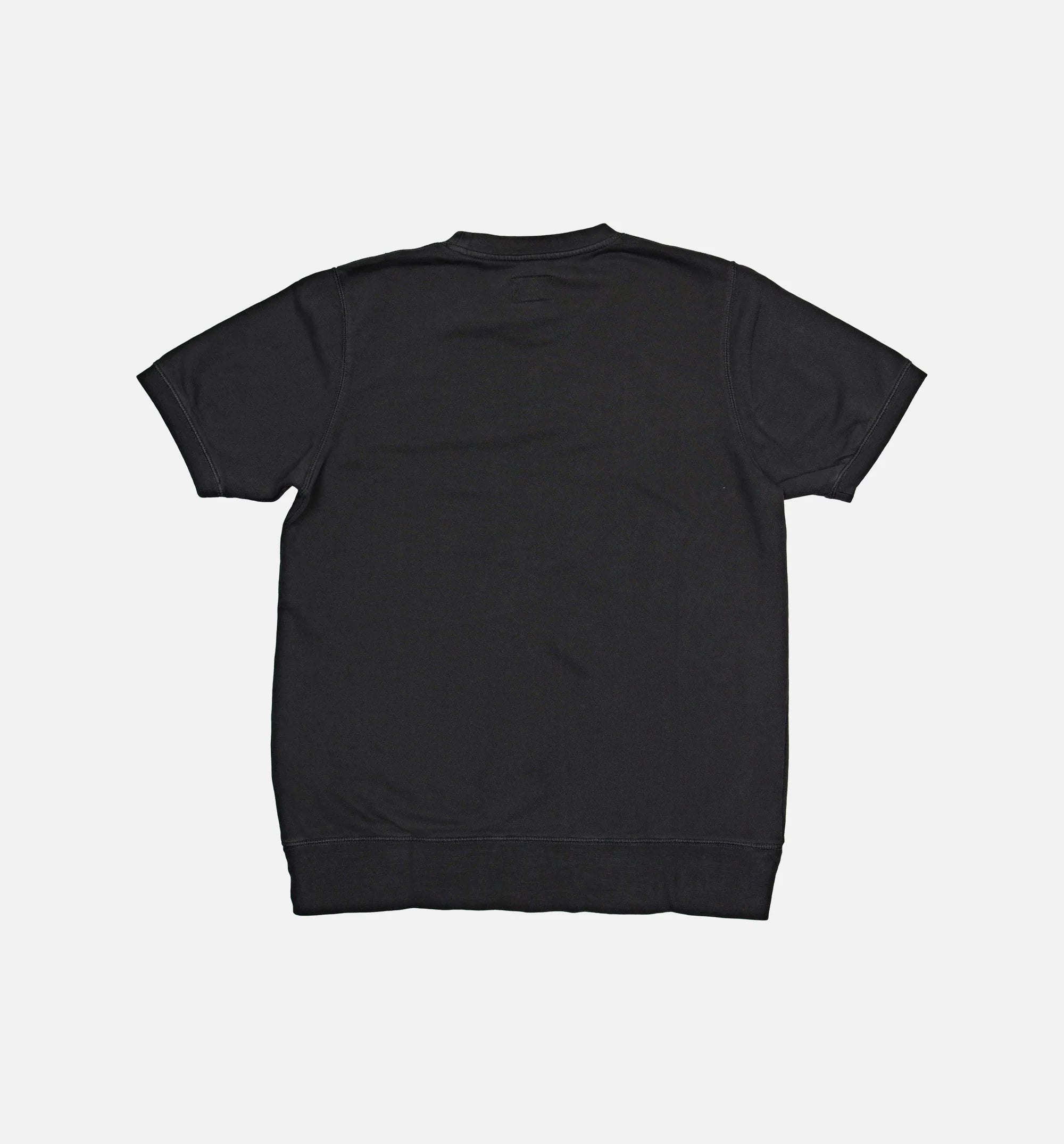 Stock Short Sleeve Crew Shirt Mens T Shirt Black