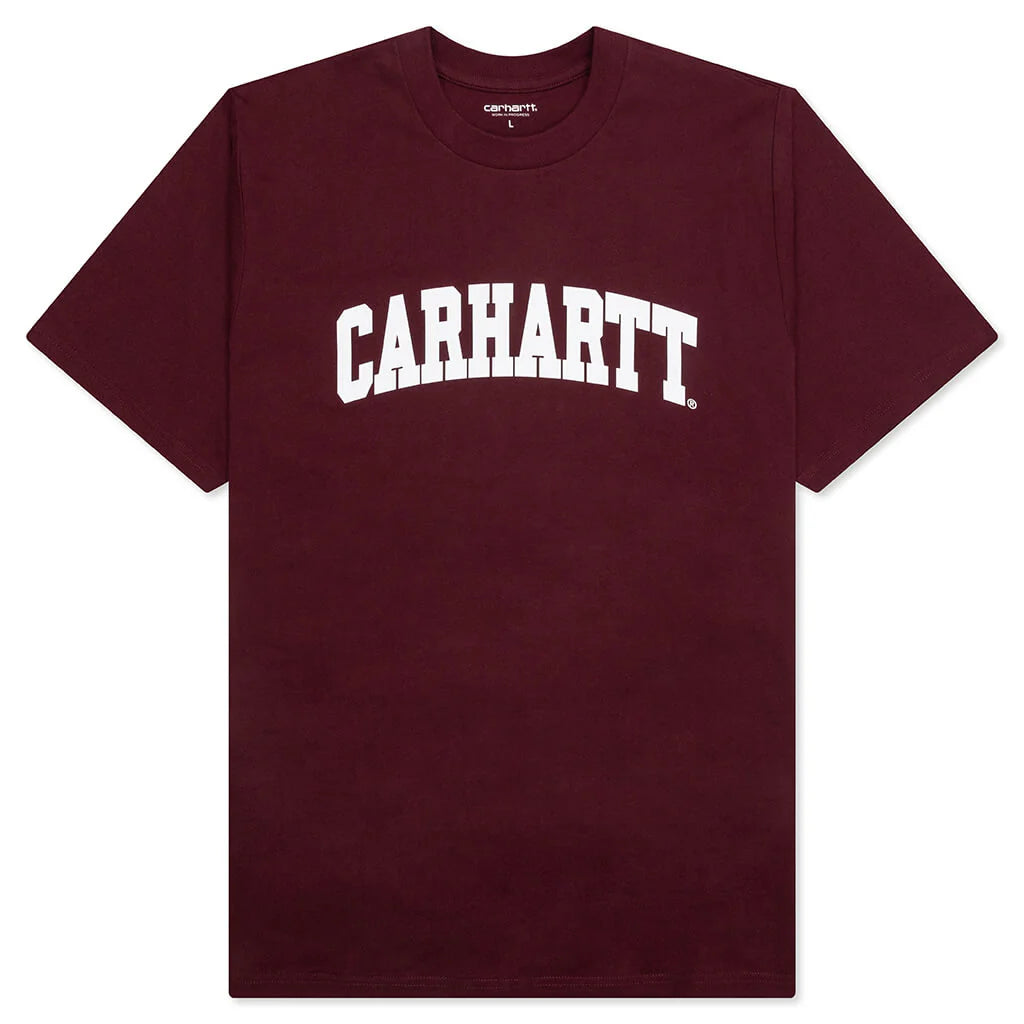 University S S T Shirt Malbec White