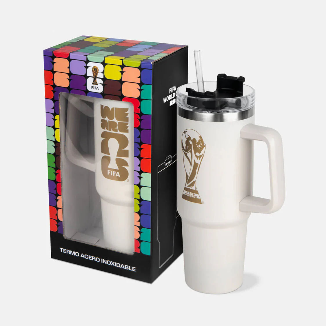 FIFA World Cup 2026 30 Oz Trophy Tumbler White