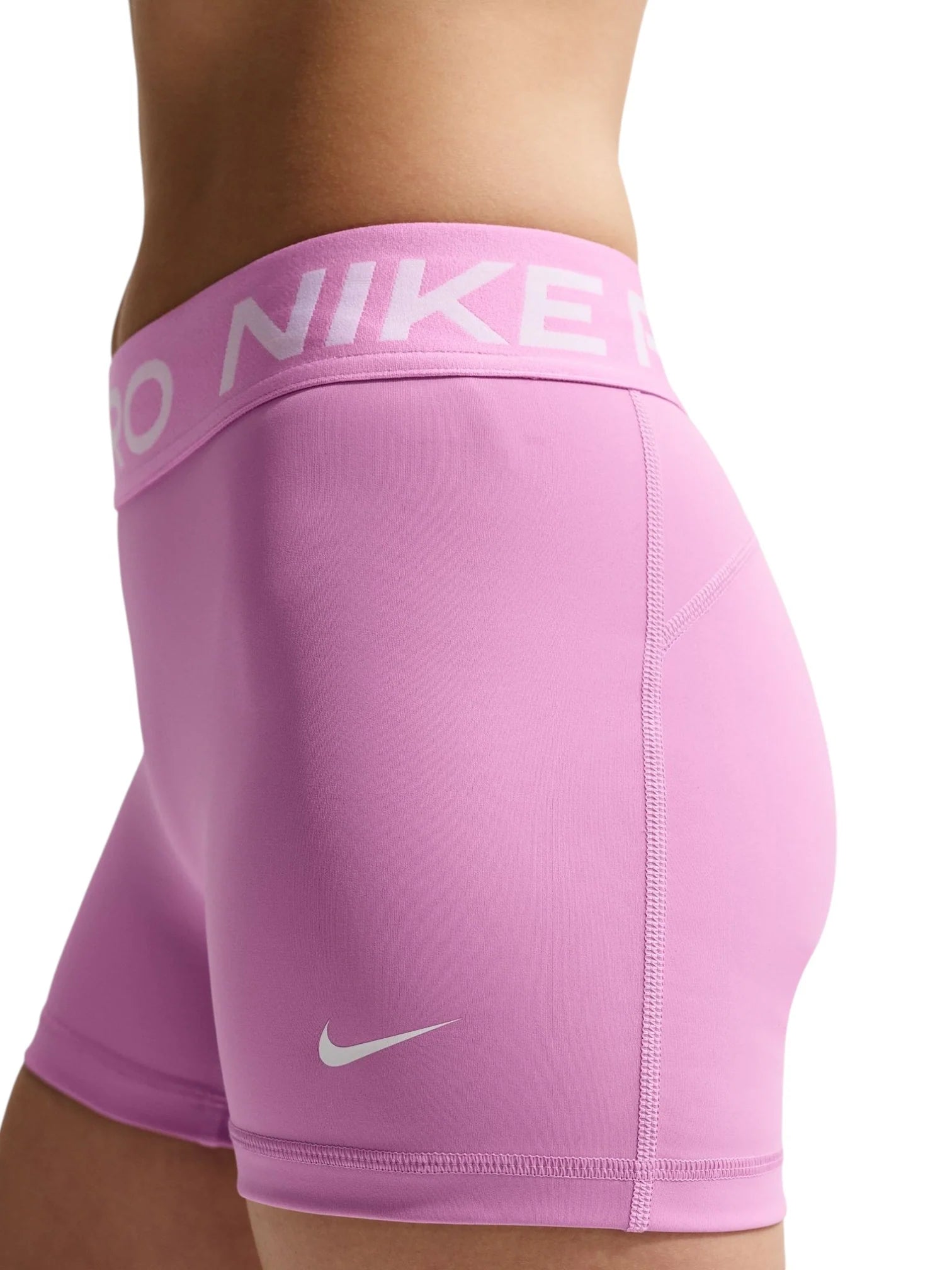 Nike Womens Nike Pro Mid Rise 3 Biker Shorts