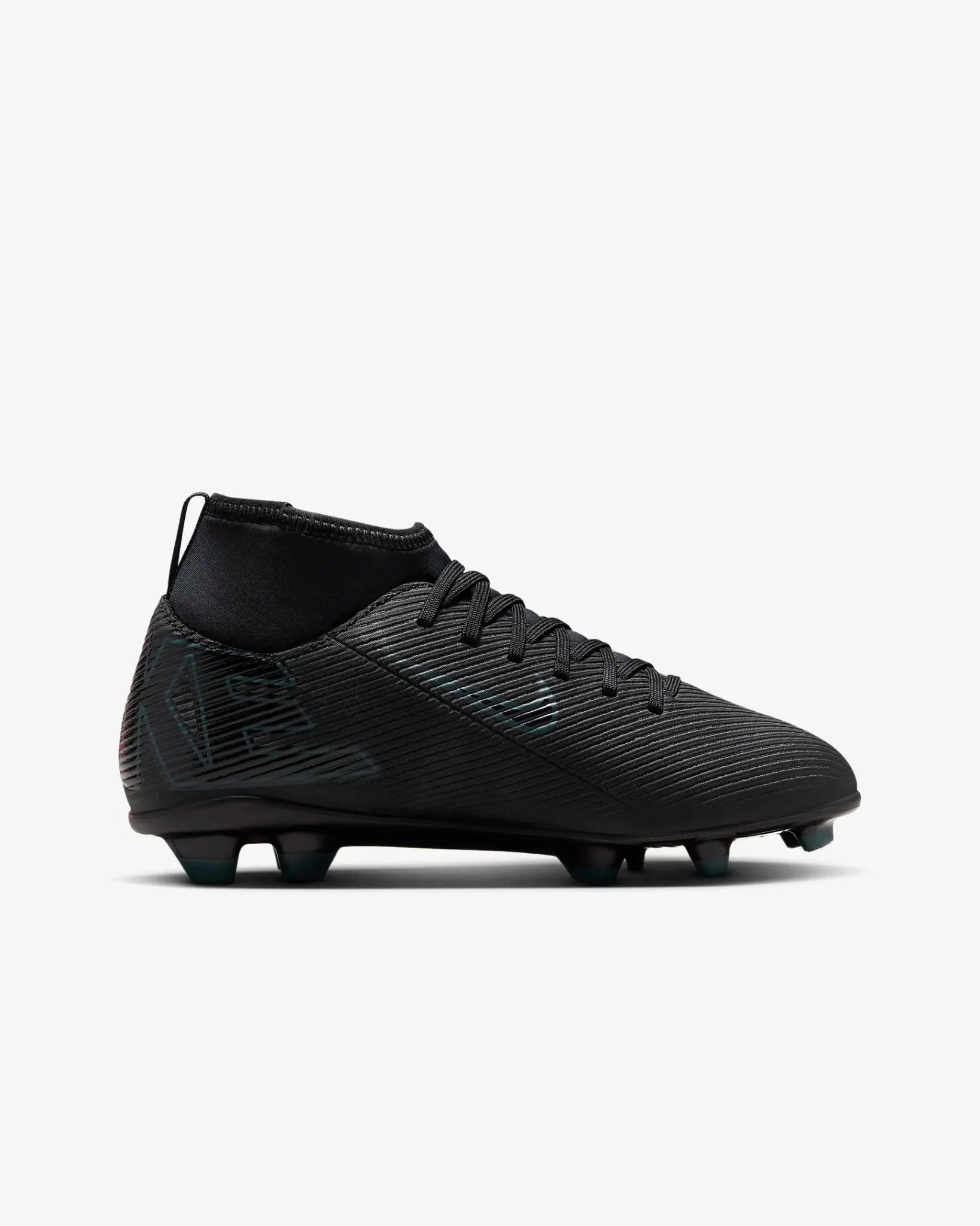 Nike Jr Superfly 10 Club FG Firm Ground Soccer Cleats Black Deep Jungle Black