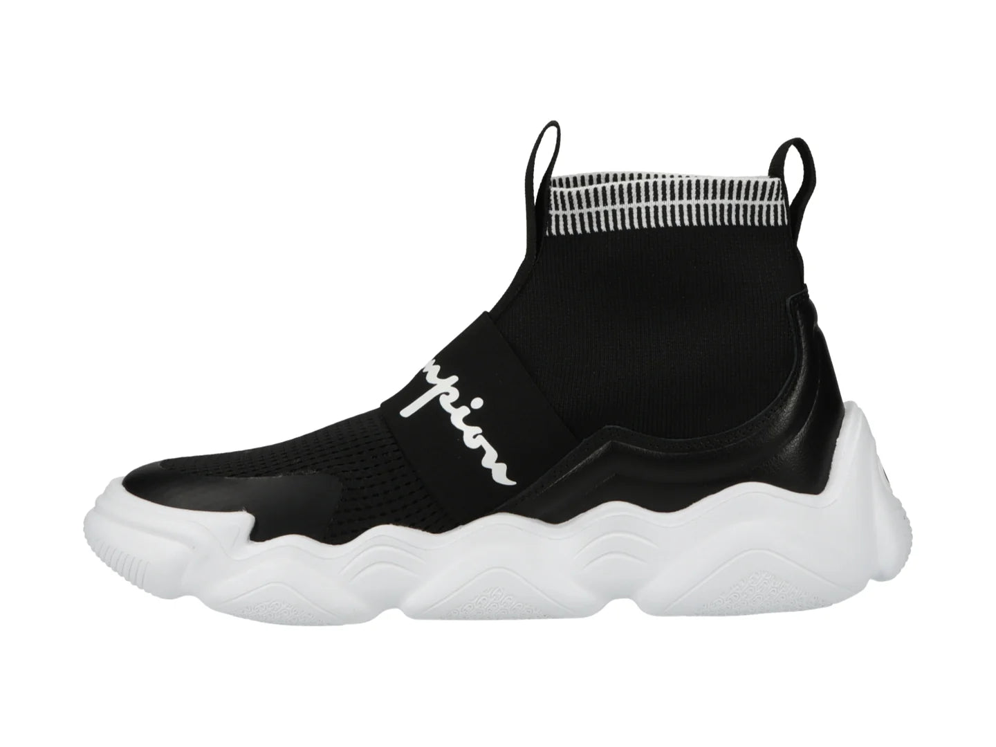 Tenis Champion Meloso Rally Negro y Blanco para Hombre