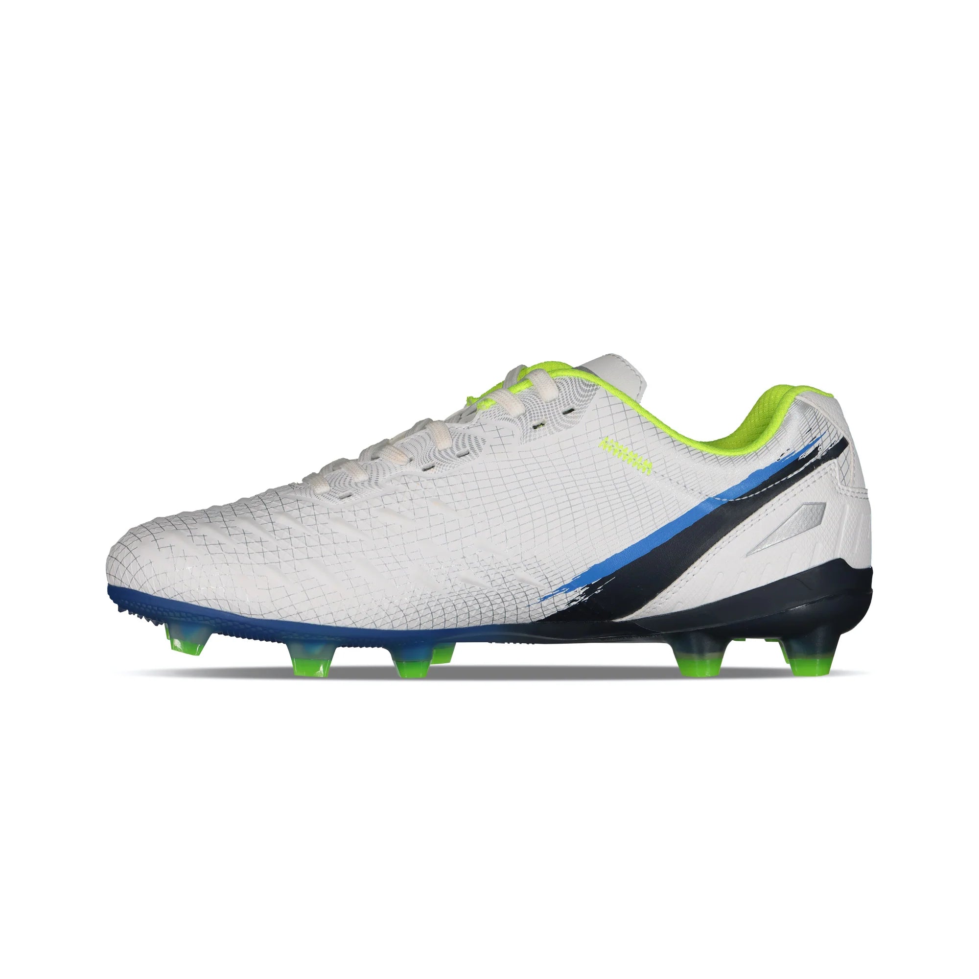 Charly Hotcross 40 Firm Ground White Blue