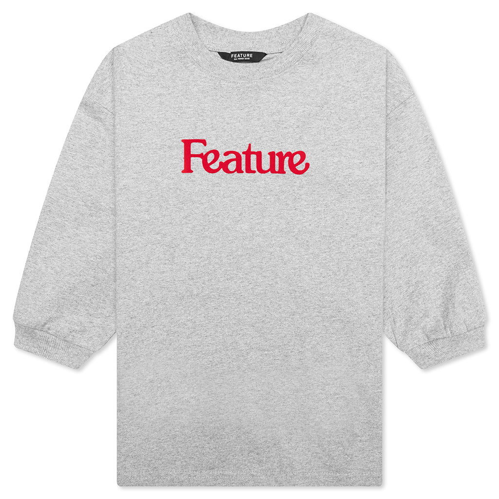 Kids Academy L S T Shirt Heather Grey